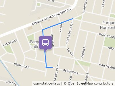 Mapa da parada