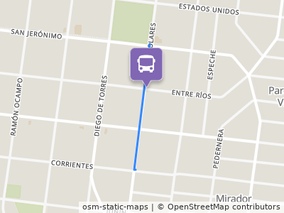Mapa da parada