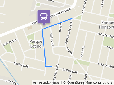 Mapa da parada