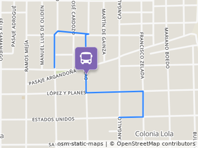 Mapa da parada