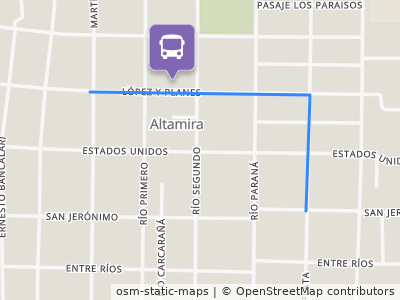 Mapa da parada