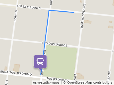 Mapa da parada