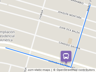 Mapa da parada