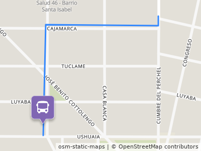 Mapa da parada