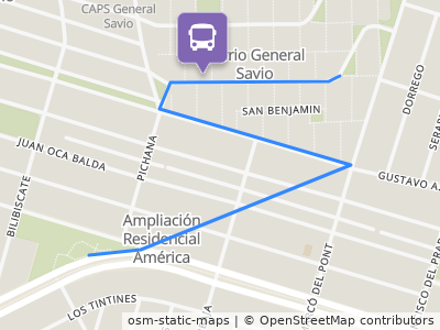 Mapa da parada