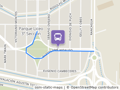 Mapa da parada