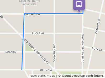 Mapa da parada