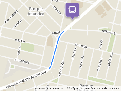Mapa da parada