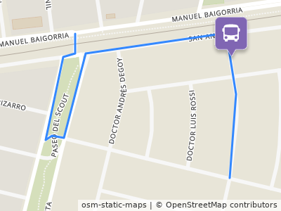 Mapa da parada