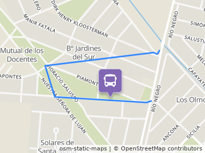 Mapa da parada