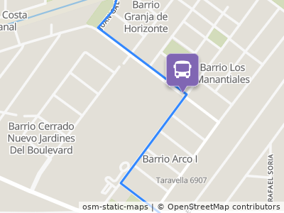 Mapa da parada