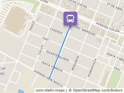 Mapa da parada