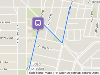 Mapa da parada