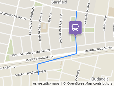 Mapa da parada