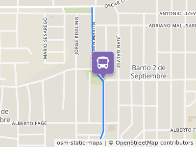 Mapa da parada