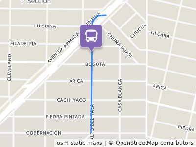 Mapa da parada
