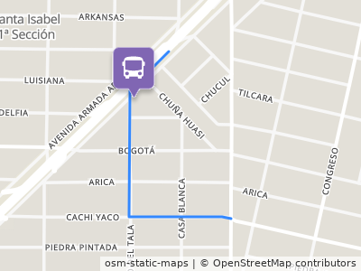Mapa da parada