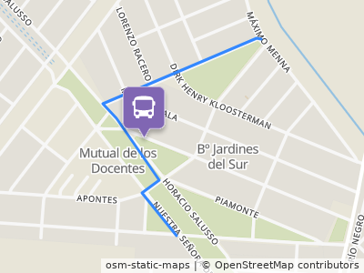 Mapa da parada