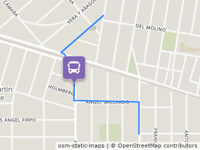 Mapa da parada