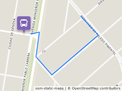 Mapa da parada