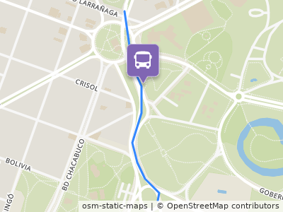 Mapa da parada