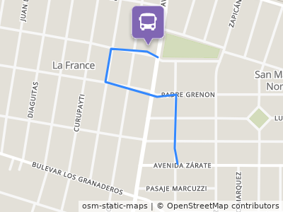 Mapa da parada