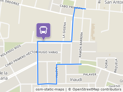 Mapa da parada