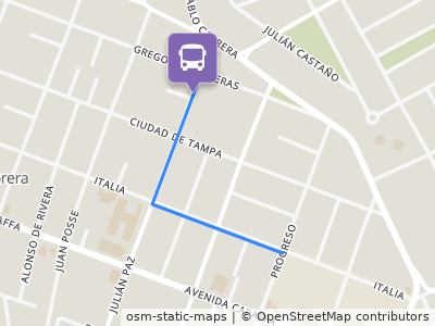 Mapa da parada