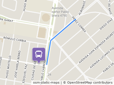 Mapa da parada
