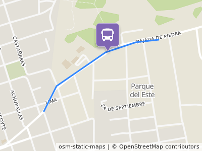 Mapa da parada