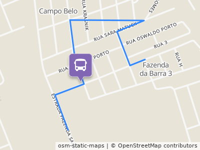Mapa da parada