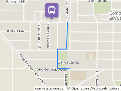 Mapa da parada
