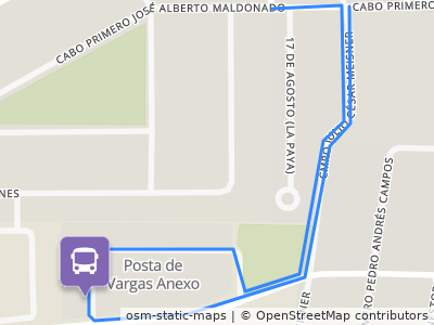 Mapa da parada