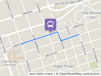 Mapa da parada