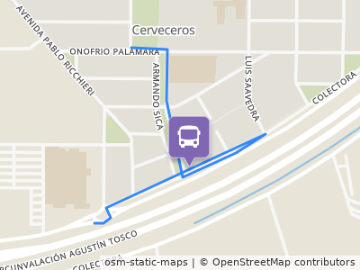 Mapa da parada
