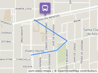 Mapa da parada