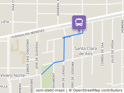 Mapa da parada