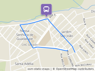 Mapa da parada