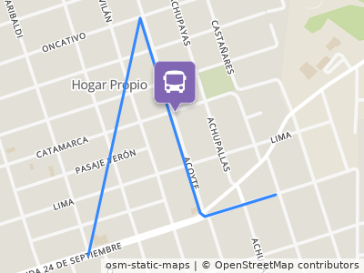 Mapa da parada