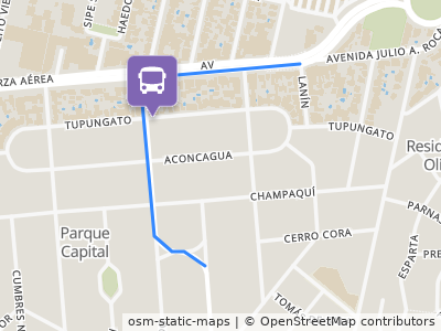 Mapa da parada
