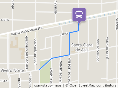 Mapa da parada