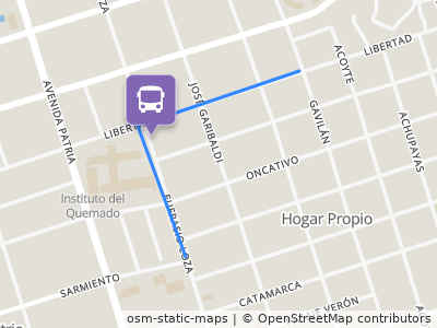Mapa da parada