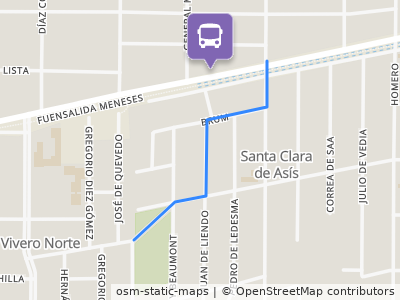 Mapa da parada