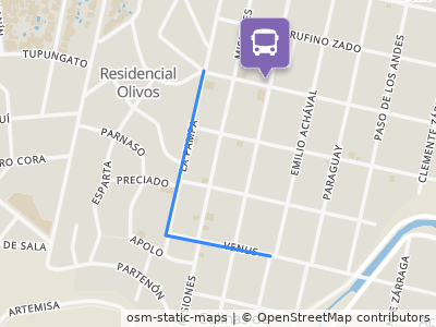 Mapa da parada