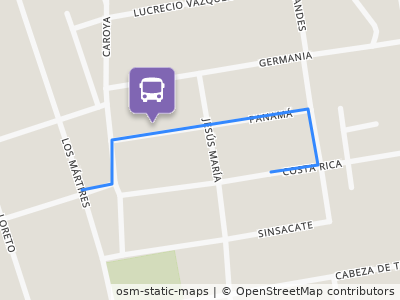 Mapa da parada