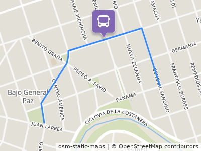 Mapa da parada