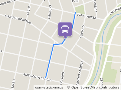 Mapa da parada