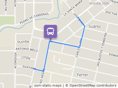 Mapa da parada