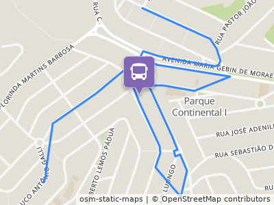 Mapa da parada