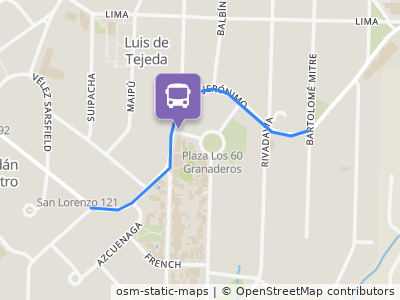 Mapa da parada
